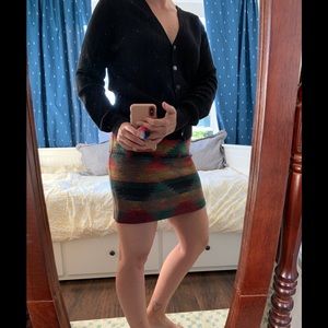 2/$25 ⭐️ Vintage Aztec-Patterned Mini Skirt